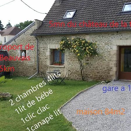 5mn Du Chateau De La Trye 15mn Aeroport De Beauvais Maison 84m2 Holiday home *